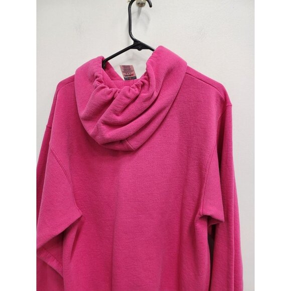 Jerzees Womens Michigan State Spartans Hoodie Medium Pink Spellout Sweatshirt - Picture 8 of 8